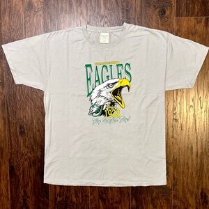 Comfort Wash Philadelphia Eagles Fly Since 1933 Grey NFL Tee Shirt